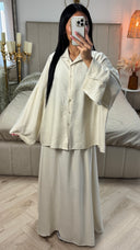 Viscose Set met Blouse & Maxi Rok