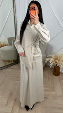 Wrap Two-Piece Set met Maxi Rok