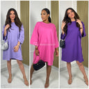 Premium Quality Basic Oversized Dress Terry Cotton 95cm