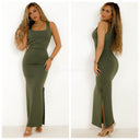 Super Stretch Elastic Dress Swimsuit Material Split