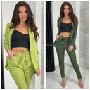Basic Blazer + Pants Bow Musthave Set