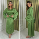 Basic-Gürtel zum Binden aus Satin für Kleider