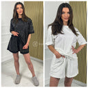 Koop afgeprijsde oversized t-shirt shorts. Ontdek glamoureuze kleding voor vrouwen in Rotterdam.