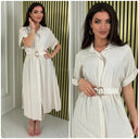 Blouse Dress Ring Tie Belt Detail