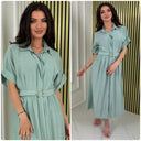 Blouse Dress Ring Tie Belt Detail
