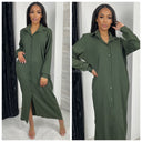 Blouse Maxi Cheesecloth Dress