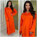 Blouse Maxi Dress Big Sleeve Detail