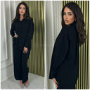 Blouse Wide Leg Set Thick Curved Line Material