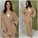 Button Detail Oversized Set