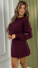 BY FARAH Essential Knit Crop Sweater Skirt Set