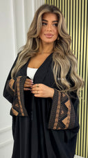 BY FARAH Oversized Premium Kimono Embroidery Sleeve