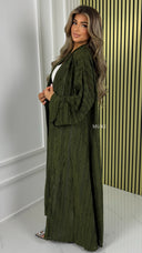 BY FARAH Premium Kimono Stripe Detail