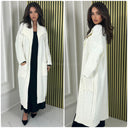 Big Collar Thick Cardigan Cable