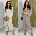 Cardigan Buttons Maxi