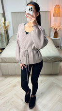 Wrapped Cardigan Tie Belt