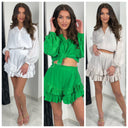 Weiches Käsetuch Anglaise Broderie Crop Set Premium Qualität