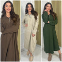 Corduroy Dress Zipper