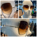 Golden Sunglasses 100% UV Protection Glitter cv2916