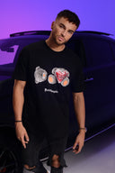 Dutch Angels Broken Teddy Black Oversized T-shirt