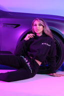 Dutch Angels Imprint Crop Set Black Tracksuit