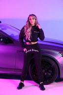 Dutch Angels Imprint Crop Set Black Tracksuit