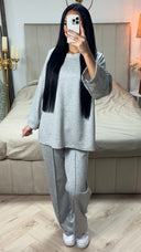 Essential Super Soft Mid Stripe Pants Set