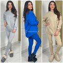 Oversized Sweater Pocket Detail + Legging Set