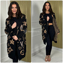 Famous V Glitter Dicker Cardigan 614