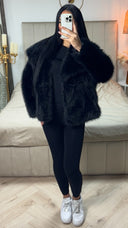 Faux Fur Teddy Jacket Collar