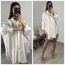 Satin Oversized Bluse Bestseller