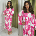 Flower Maxi Button Dress
