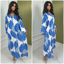 Flower Maxi Button Dress