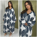 Flower Maxi Button Dress
