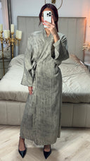 Minimalist Tie Belt Dress