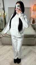 Fully Double Sided Teddy Hoodie Set