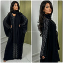 Glitzer Abaya + SchalKopftuch M1171