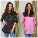 Glitter T-shirt Oversized