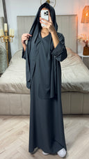 Headscarf Abaya Diamond Sleeve Detail