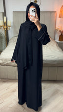 Headscarf Abaya Diamond Sleeve Detail