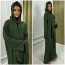 Kopftuch Abaya Goldenes Nahtdetail 2024