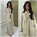 Kopftuch Abaya Goldenes Nahtdetail 2024