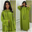 Kopftuch Abaya Goldenes Nahtdetail 2024