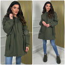 Hoodie Jogging Material Waist Detail