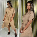 Blouse Dress Ring Tie Belt Detail