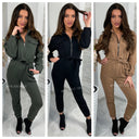Fleece Jumpsuit Zipped
