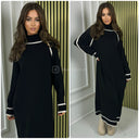 Maxi Knitwear Dress Line Details