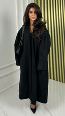 Basic Oversized Coat Seam Detail