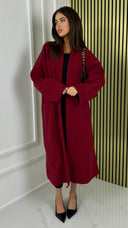 Basic Oversized Coat Seam Detail