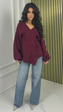 Wrapped Cardigan Tie Belt