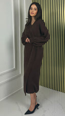 Knitwear Wrapped Cardigan Tie Belt